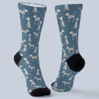 Dalmatiner Hund Aquamarin grün