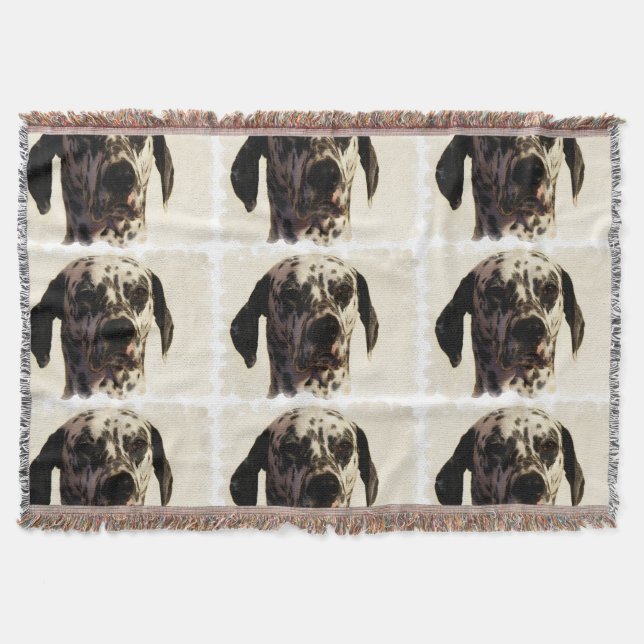 Dalmatiner-Hund Decke (Vorderseite)