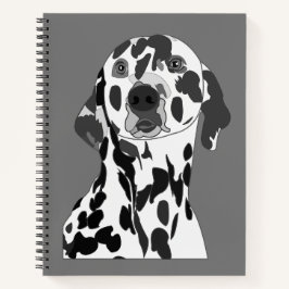 Dalmatiner Hund Haustier Notizbuch