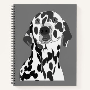 Dalmatiner Hund Haustier Notizbuch