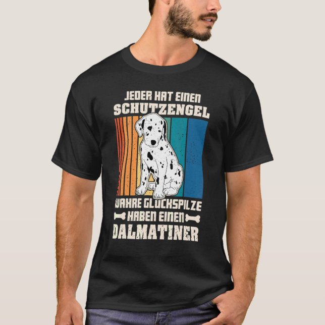Dalmatiner Hund laufen Mama Hund Redewendungen Züc T-Shirt (Vorderseite)