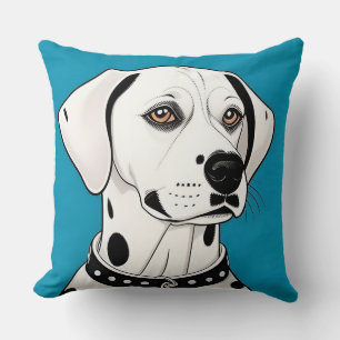 Dalmatiner-Hund modernes Wohnaccessoire Kissen