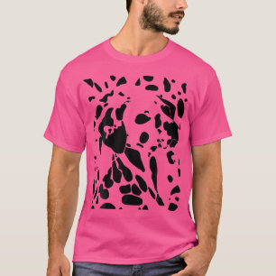 Dalmatiner-Hund Optische Täuschung (Gefleckt) T-Shirt