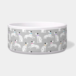 Dalmatiner Hund Polka Punkt Tier Aquarell Napf