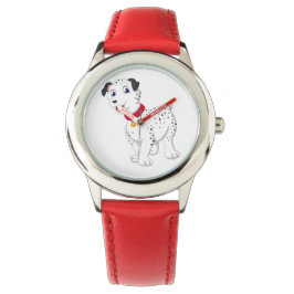 Dalmatiner Hund Zeichnend Armbanduhr