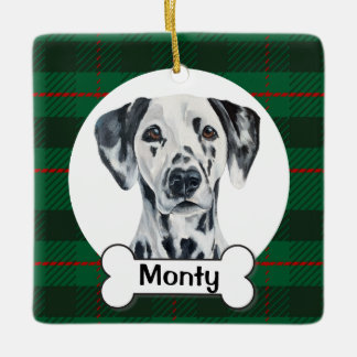 Dalmatiner-Hunde-Ornament Keramikornament