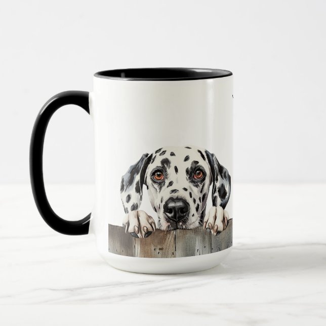Dalmatiner Hunde Tasse (Links)