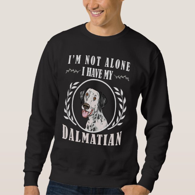 Dalmatiner-Hundebesitzer-Welpe Sweatshirt (Vorderseite)