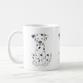 Dalmatiner-Hundekaffee-Tasse Kaffeetasse