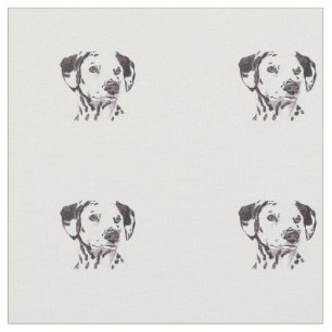 Dalmatiner-Hundekunst-Gewebe Stoff