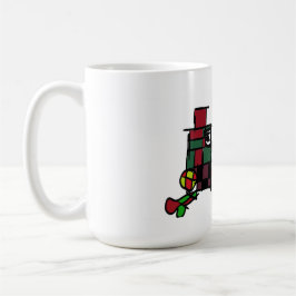 Dalmatiner im Winter Kaffeetasse