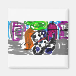 Dalmatiner in der Stadt Magnet