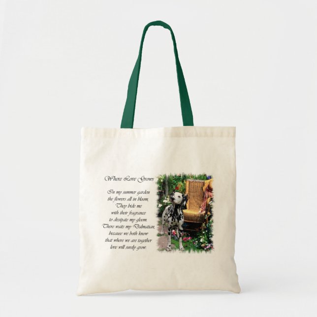 Dalmatiner Kunstgeschenke Tragetasche (Vorne)