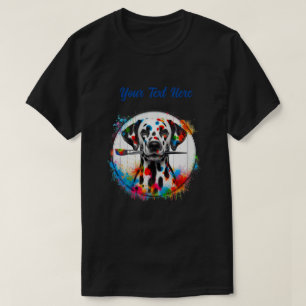Dalmatiner-Künstler für Farbtabak - Wählen Sie Ihr T-Shirt