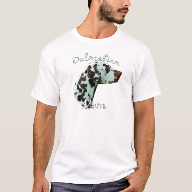 Dalmatiner (Leber) Mama 2 T-Shirt (Vorderseite)
