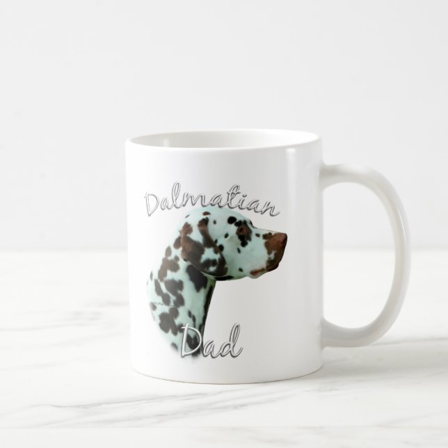 Dalmatiner (Leber) Vater 2 Kaffeetasse (Rechts)