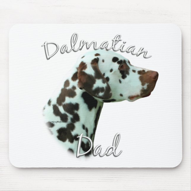 Dalmatiner (Leber) Vater 2 Mousepad (Vorne)