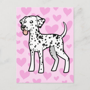 Dalmatiner Liebe Postkarte