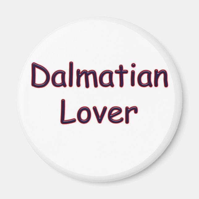 Dalmatiner Lover Magnet (Vorne)