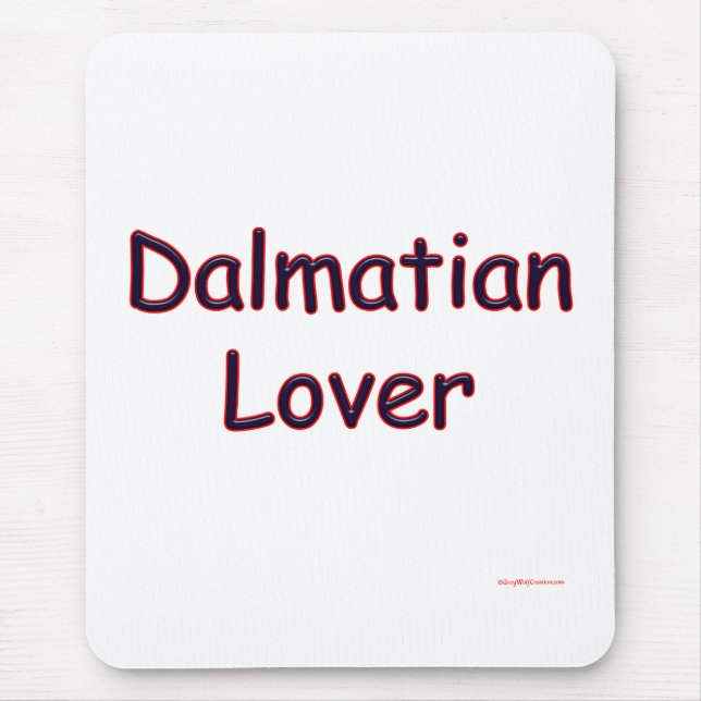 Dalmatiner Lover Mousepad (Vorne)