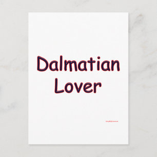 Dalmatiner Lover Postkarte