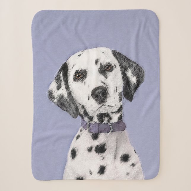Dalmatiner-Malerei - Niedliche Hundekunst Sherpadecke (Vorderseite)