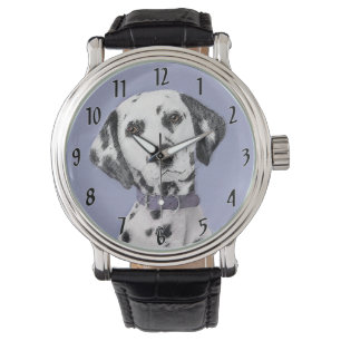 Dalmatiner Malerei - Niedliche Original Hunde Kuns Armbanduhr
