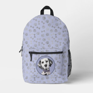 Dalmatiner Malerei - Niedliche Original Hunde Kuns Bedruckter Rucksack