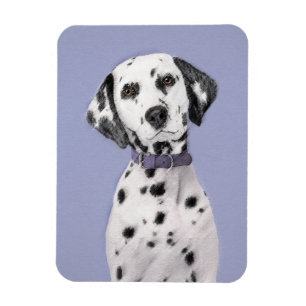Dalmatiner Malerei - Niedliche Original Hunde Kuns Magnet