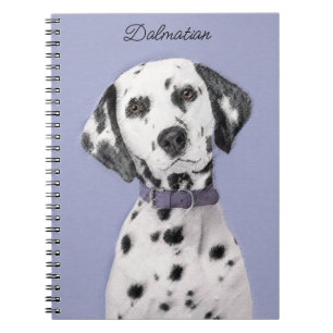 Dalmatiner Malerei - Niedliche Original Hunde Kuns Notizblock