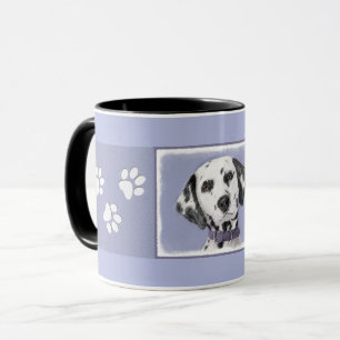 Dalmatiner Malerei - Niedliche Original Hunde Kuns Tasse