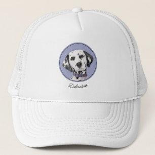 Dalmatiner Malerei - Niedliche Original Hunde Kuns Truckerkappe
