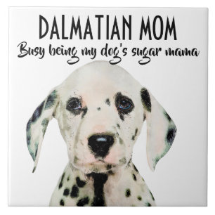 Dalmatiner Mama Keramik Tile Fliese