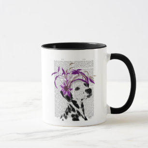 Dalmatiner mit Lila Faszinierender Tasse