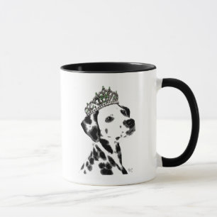 Dalmatiner mit Tiara 2 Tasse