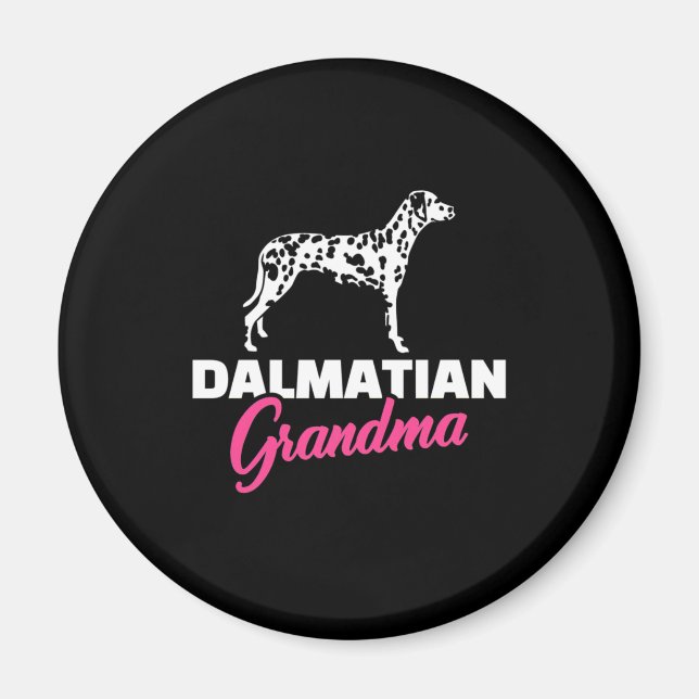 Dalmatiner Oma Magnet (Vorne)