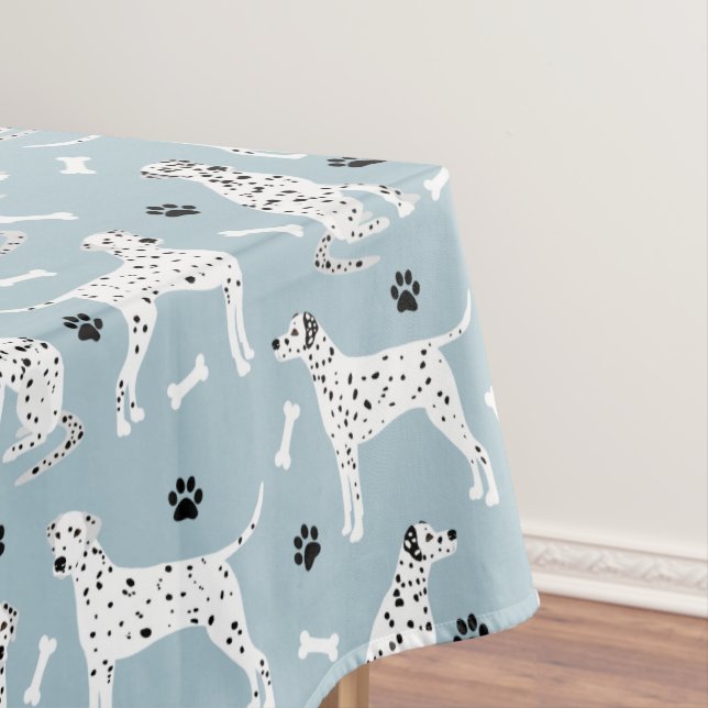 Dalmatiner Paws and Bones Tableclout Tischdecke (Beispiel)