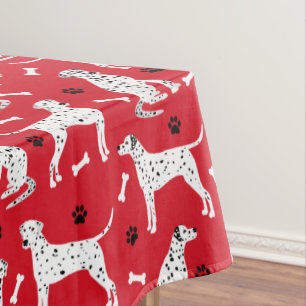 Dalmatiner Paws and Bones Tischdecke