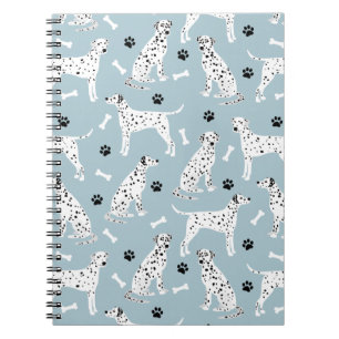Dalmatiner-Paws und -Bones-Notebook Notizblock