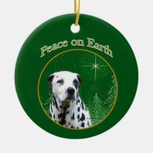 Dalmatiner Peace Keramik Ornament