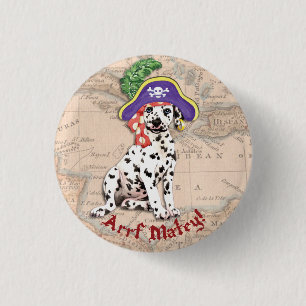 Dalmatiner Pirate Button