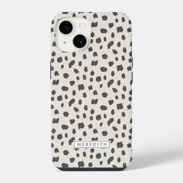 Dalmatiner Print Name Case-Mate iPhone Fall 14 Hülle (Rückseite)