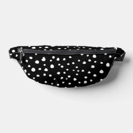 Dalmatiner Punkte, Dalmatiner Spots, Schwarz und W Bauchtasche