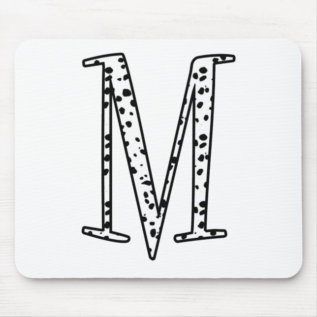 Dalmatiner-Punkte M Mousepad (Vorne)