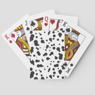 Dalmatiner Punkte Muster Spielkarten