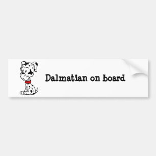 Dalmatiner Puppy Autoaufkleber