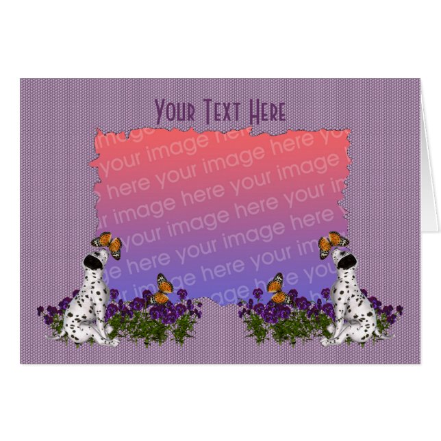 Dalmatiner Puppy Butterfells Foto (Vorderseite (Horizontal))