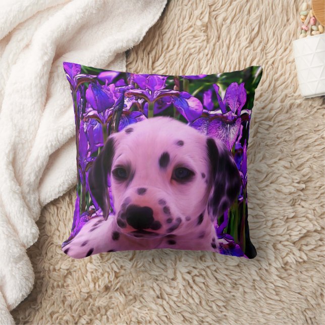 Dalmatiner Puppy Dog Art Kissen (Decke)