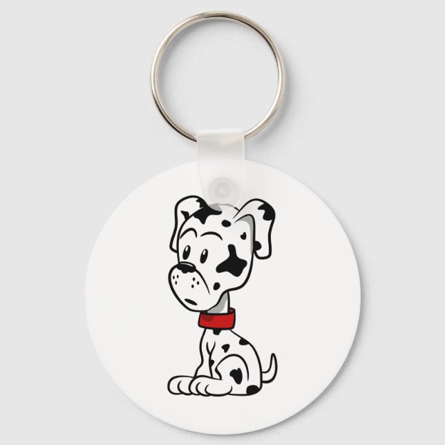 Dalmatiner Puppy Schlüsselanhänger (Vorderseite)