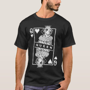 Dalmatiner Queen of Hearts Hund Pop T-Shirt